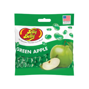 Jelly Belly Green Apple 3.5oz Peg Bag 12ct